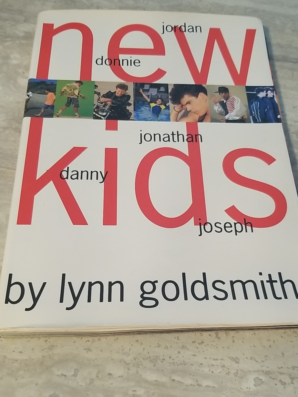 New Kids  On The Block Book by Lynn Goldsmith -